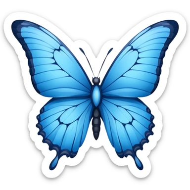 I want butterfly blue with broken wing sticker