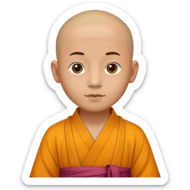 Boeing south East Asian monk sticker