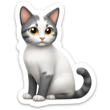 Charlotte cat sticker