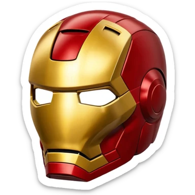 Iron man helmet  sticker