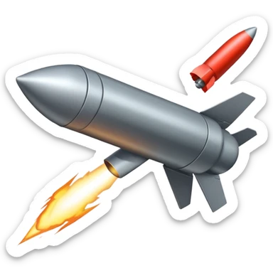 combat missile body sticker