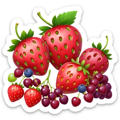 Candy-Coated Fruits sticker