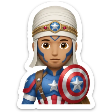 Captain America sheikh sticker