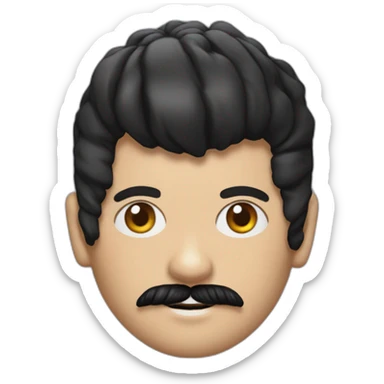 freddy mercury en tutu realiste sticker