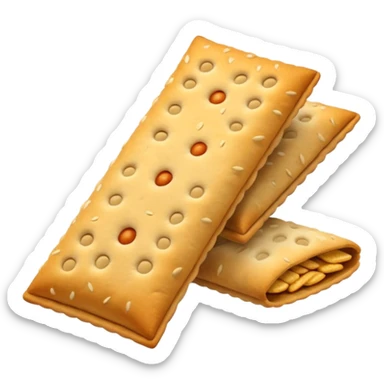 un tas de crackers aux graines sticker