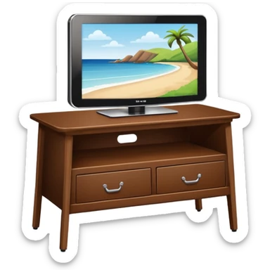 Make a tv table emoji sticker