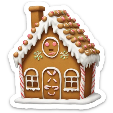 gingerbread house sticker