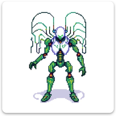 digital data, flowing within a superconductor, digital schema, biomata, sekgen, cyac, traxus, NuCal, vibrant shocking energetic transmission. generator core. bi-axial. neutronic. biomechanical. cyber-android sticker