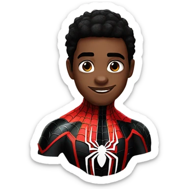 spider-man miles morales sticker
