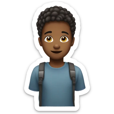 boy  speaking  i love you sticker