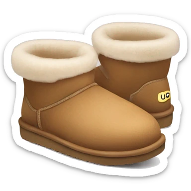 Ugg slippers sticker