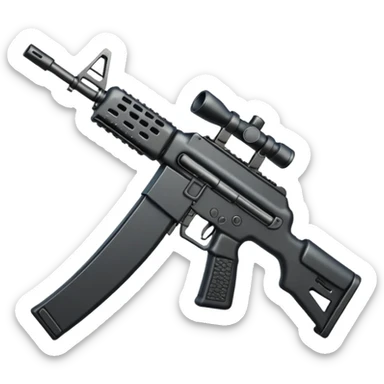 assault rifle sticker