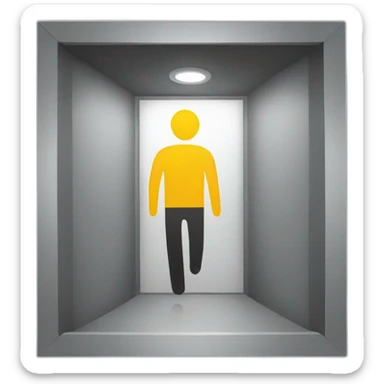 Exit pictogram sticker