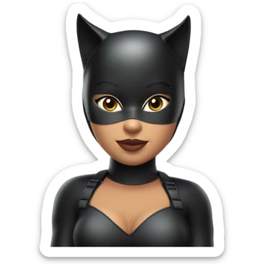 Fat Catwoman sticker