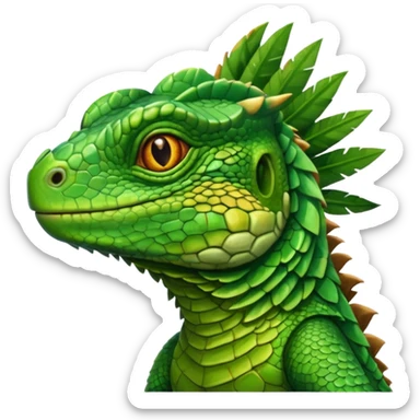 Mr. Iguana sticker