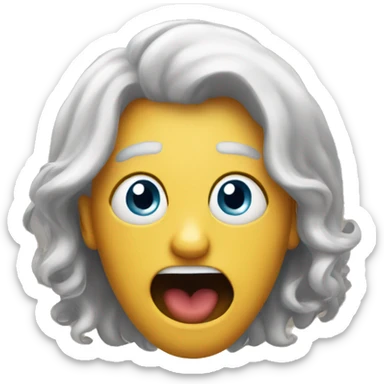 Craziest silly face sticker