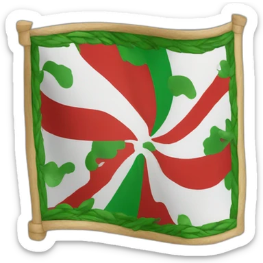 Drapeau pays basque sticker