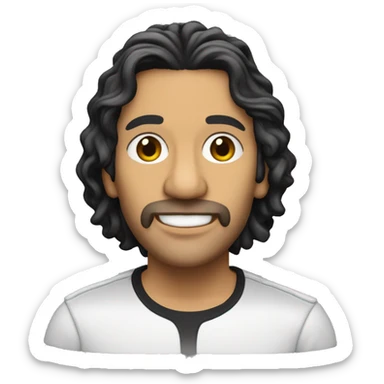 Fher Olvera singer of latin rock band Maná sticker