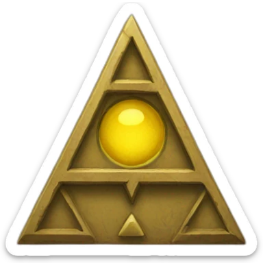 zelda triforce sticker