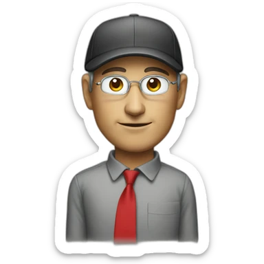 Steve Jobs with an alerian flag cap sticker