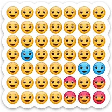 Emoji ios 18.1 sticker