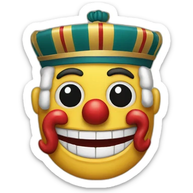 Punch and judy sticker