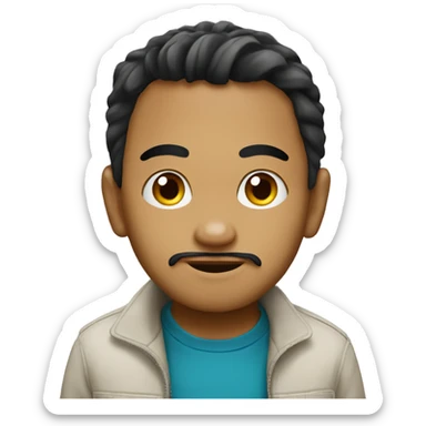 Shitzu with a mexican boy sticker