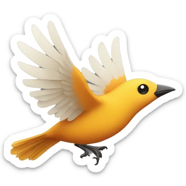 CREATE AN IMAGE OF A BIRD FLYING sticker