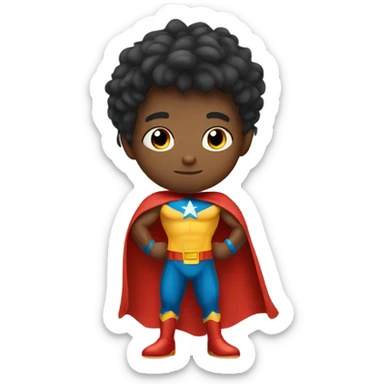 create a boy who thinks he’s strong sticker