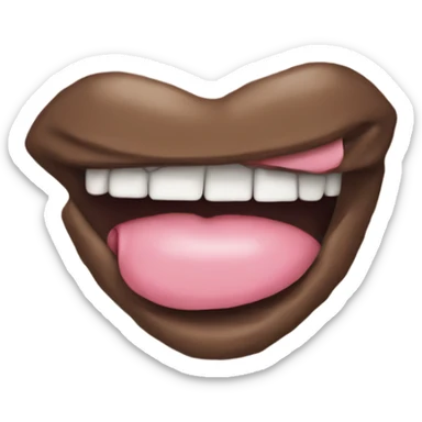 Malicious tongue out emoji sticker