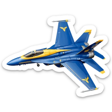 US Navy Blue Angels f/a-18 sticker