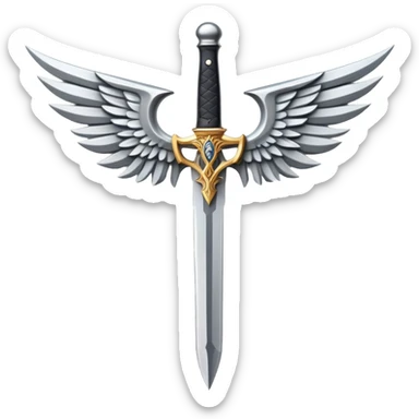 SAS symbol winged dagger sticker
