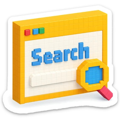 Search engine sticker