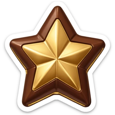 5 star chocolate as genmoji sticker