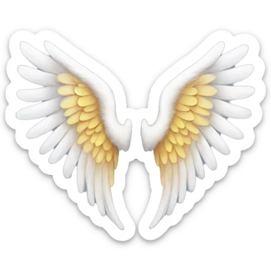 Angel wings sticker