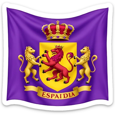 Bandera Castilla y leon españa sticker