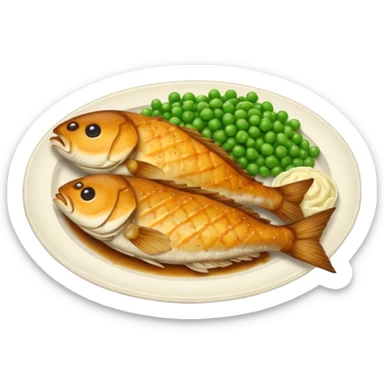 fish dinner sticker