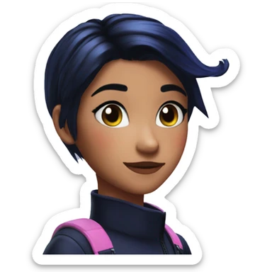marinette miraculous ladybug sticker