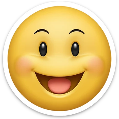 a cheering smiley and "Rabea!!!"   sticker