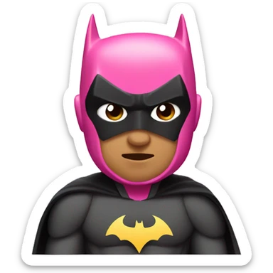 Pink Batman  sticker