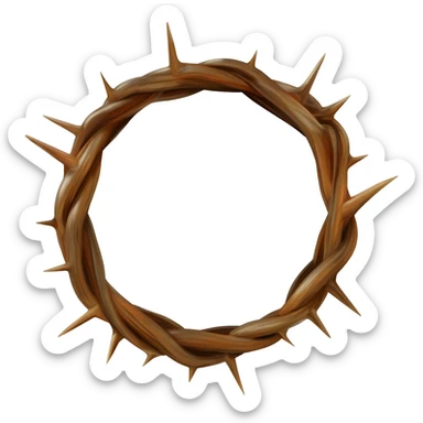 Crowns of thorns sticker