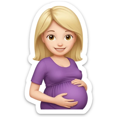 pregnant women sticker