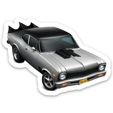 Side view 69 Nova Batman’s edition. Scary and fast. shaped like a spider  sticker