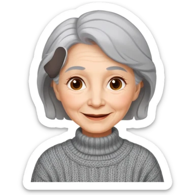 The kind and amiable grandmother in Grimm's fairy tales sticker
