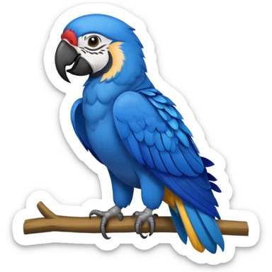 Arara azul sticker