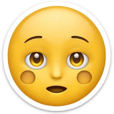 I want a emoji that is emotionless  sticker