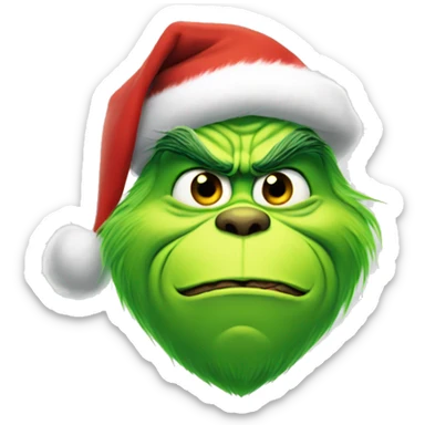 Grinch sticker