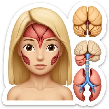 Female anatomy sticker
