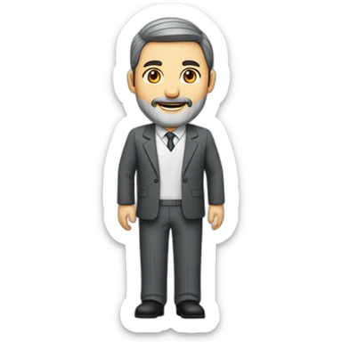 husband preacher middle age dark gray hair trimmed beard business suit, with wife asian age 55 dark hair nurse uniform sticker