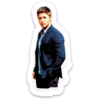 Jensen ackles  sticker